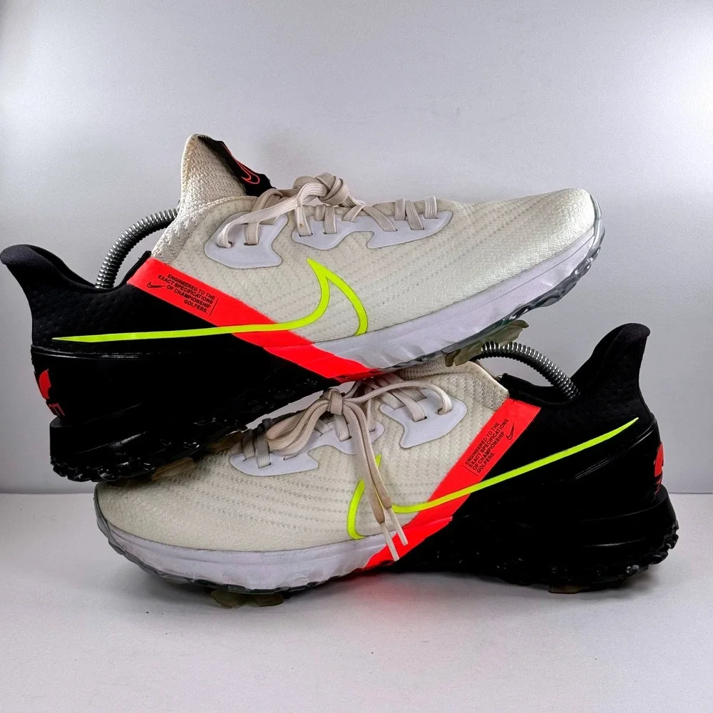 Nike Air Zoom Infinity Tour Golf Shoes Sail White Black CT0540-103 Mens 10